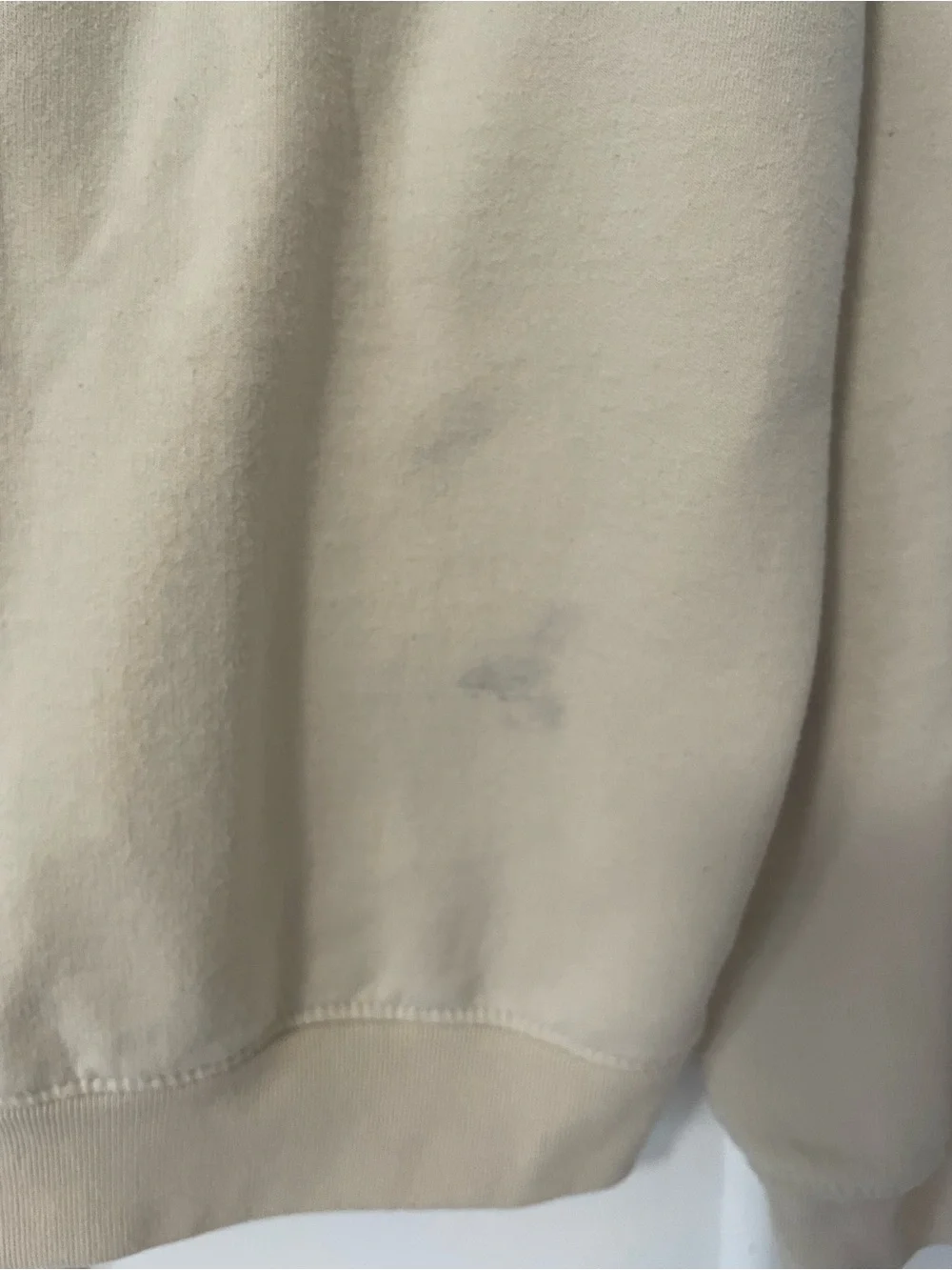 The Simpsons Characters Wave Panel Men’s Hoodie Cream Beige Sweatshirt Size L